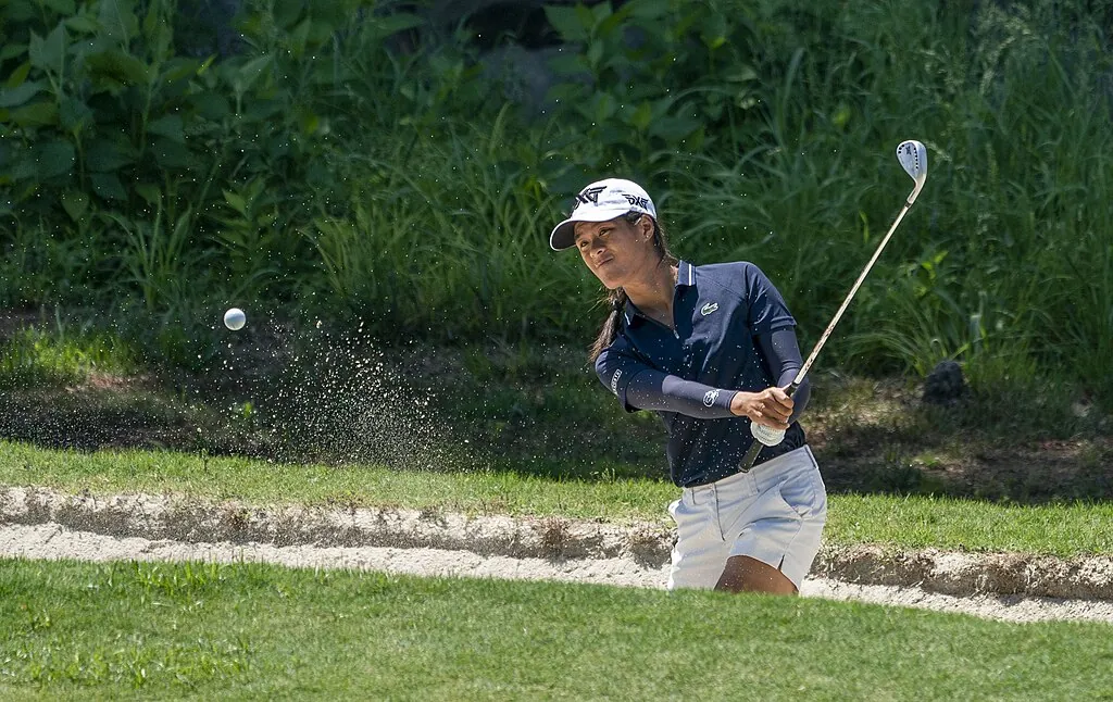 Celine Boutier leads after second round of 2023 Evian Masters Image