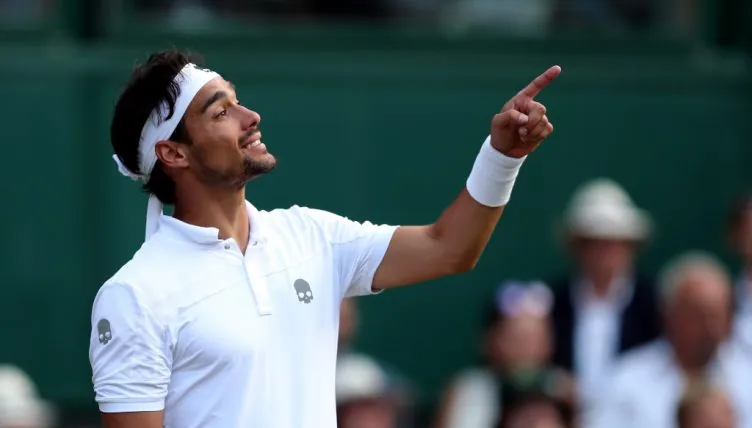 Fabio Fognini tests positive for coronavirus Image