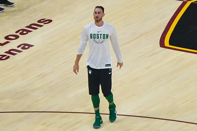 Celtics forward Gordon Hayward out one month with an ankle sprain Image