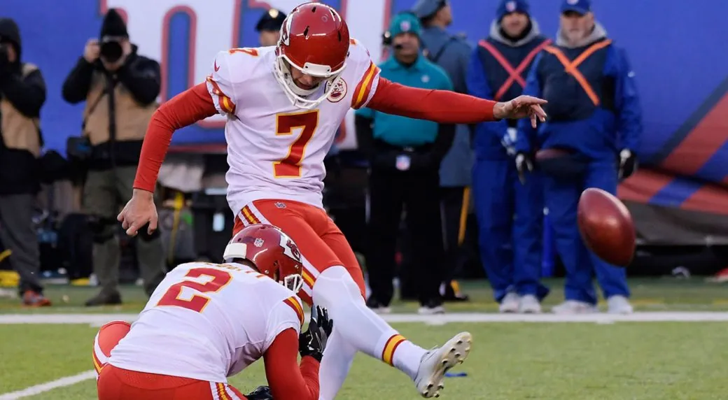 Chiefs kicker Harrison Butker goes on injury reserve with knee injury Image