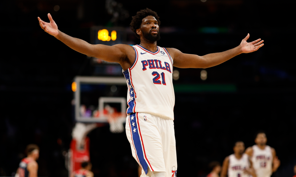 76ers star Joel Embiid out a month with meniscus injury Image