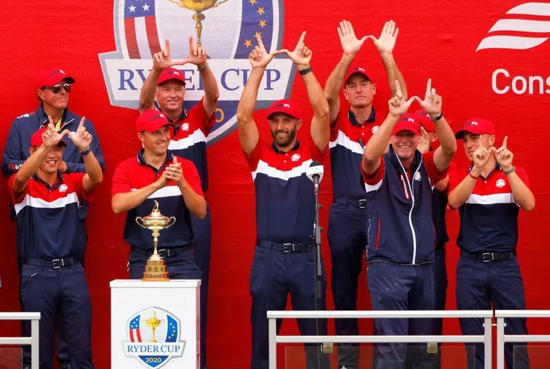 USA clobbering Europe 11-5 at 2020 Ryder Cup Image