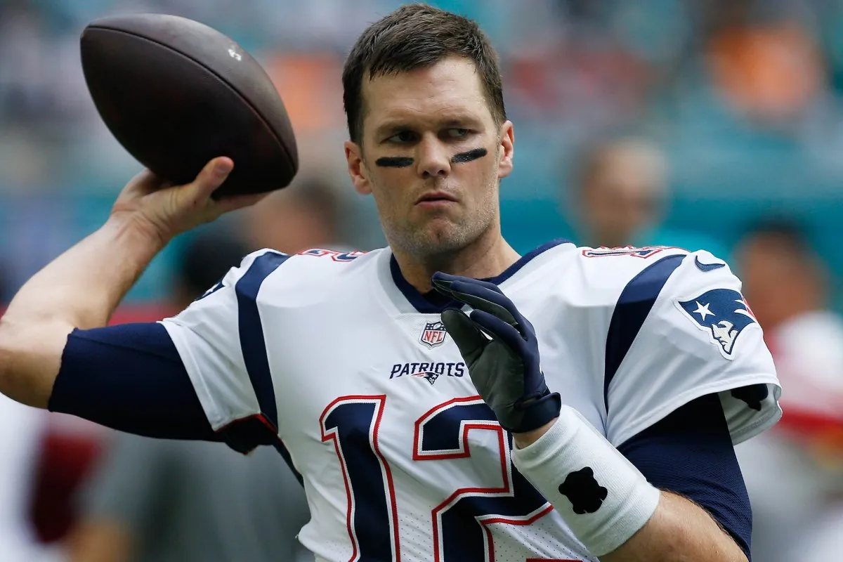 Patriots retire Tom  Brady’s number 12 Image