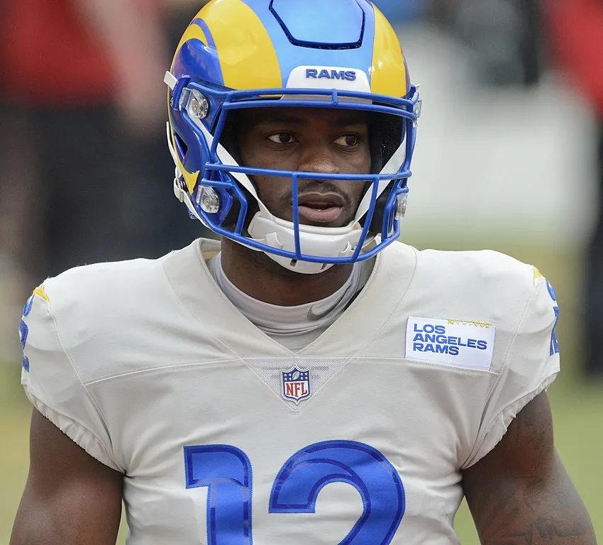 Rams trade wide receiver Van Jefferson to the Falcons Image