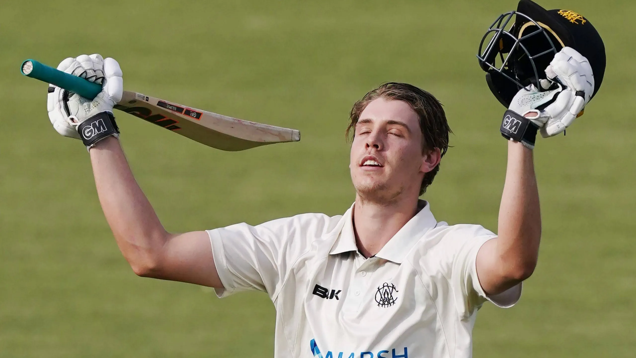 Cameron Green tipped to make Test debut in Adelaide, pending final concussion check Image