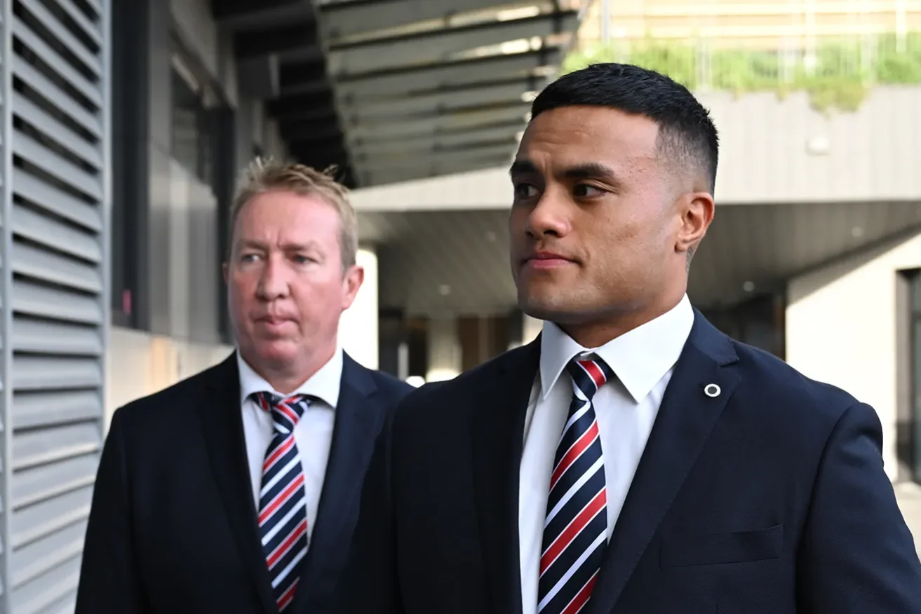 Spencer Leniu suspended for eight NRL games over racial slur Image