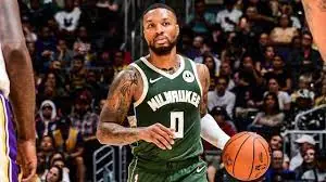 Bucks point guard Damian Lillard out for season with torn Achilles Image