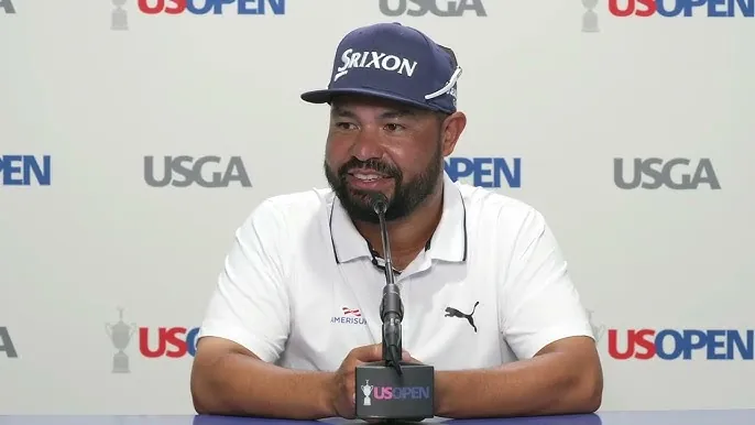 J.J. Spaun leads after first round of 2025 United States Open Image