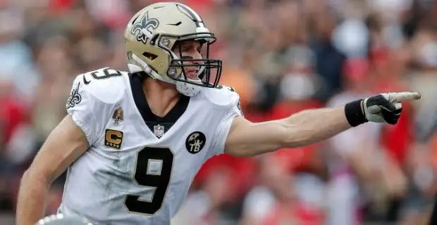 Drew Brees Sets NFL Record For Most Passing Touchdowns All-Time Image