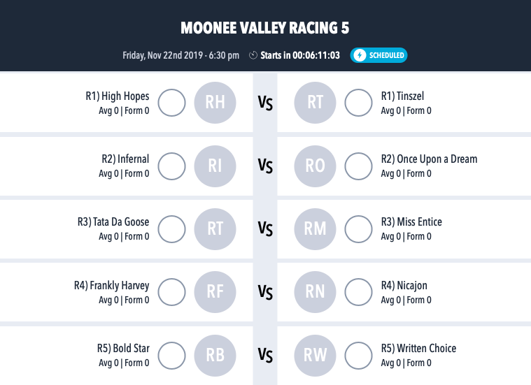 Moonee Valley Rapidfire Preview & Selctions Image
