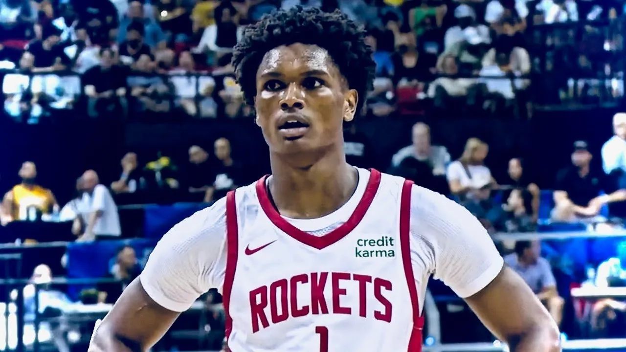 Amen Thompson scores buzzer beater in Rockets win over Heat Image