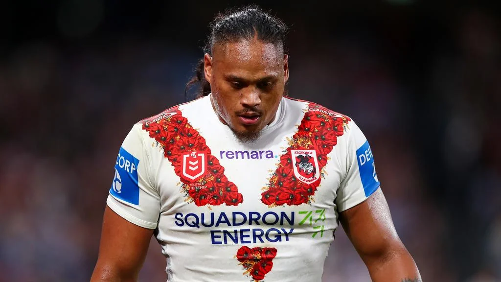 Leilua requests immediate release from Dragons over lack of playing time Image